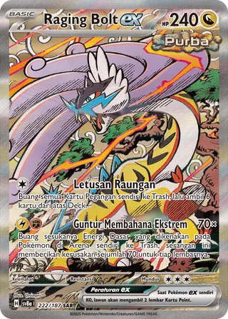 Raging Bolt ex (Terastal Festival ex 222/187)