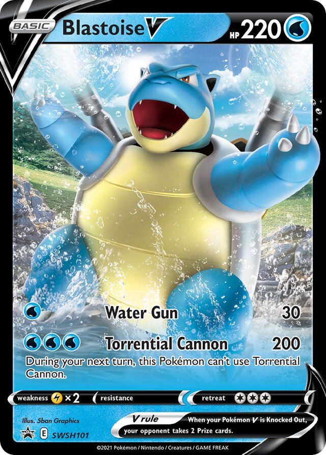 SWSH101 Blastoise V SSP PROMO