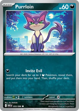 Purrloin (White Flare 055/086)