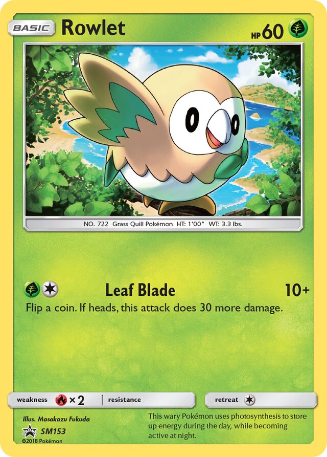 SM153 Rowlet SMP PROMO