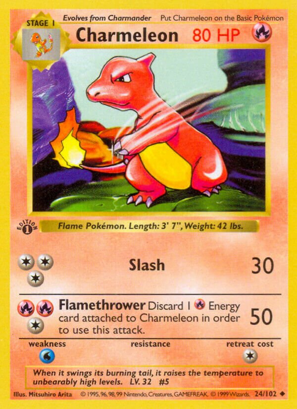 Charmeleon Base 24/102 Uncommon
