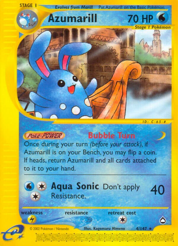 4/147 Azumarill AQ Rare