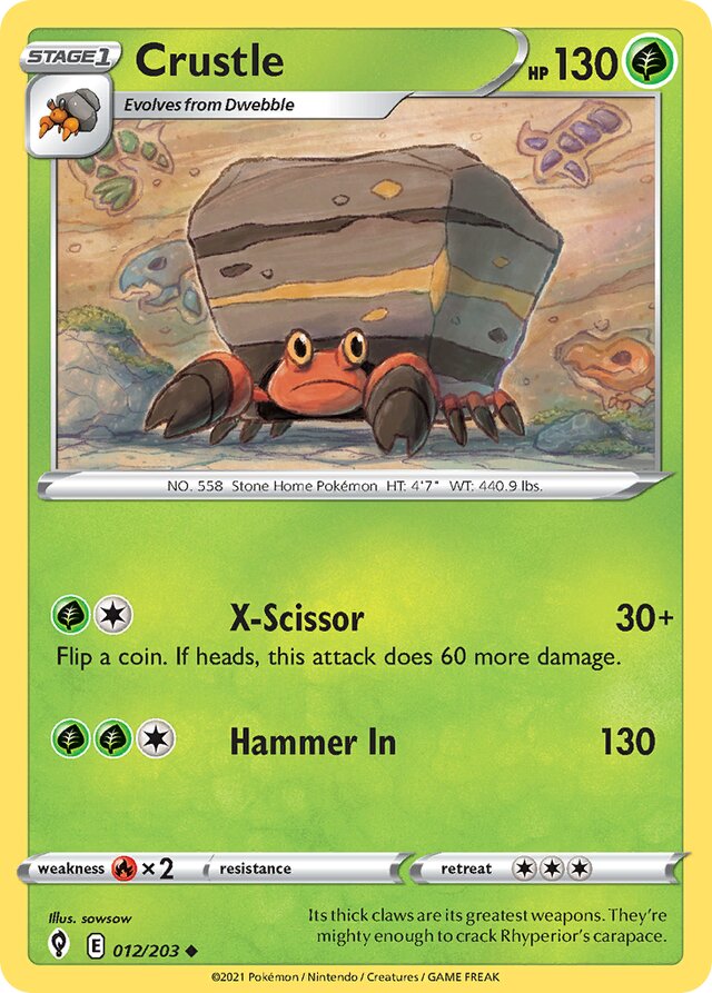 012/203 Crustle EVS Uncommon