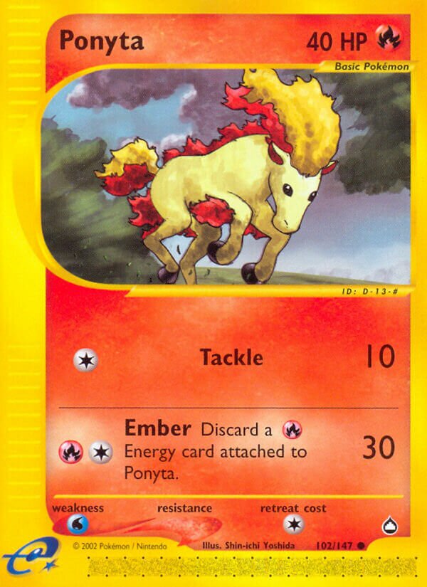 102/147 Ponyta AQ Common
