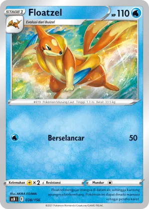 Floatzel (Challenge V Starter Deck 038/156)