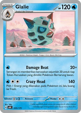 Glalie (Generations Starter Decks 035/175)
