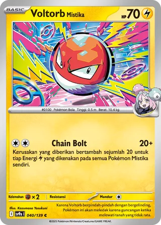 Iono's Voltorb (Bonds of Destiny 040/139)