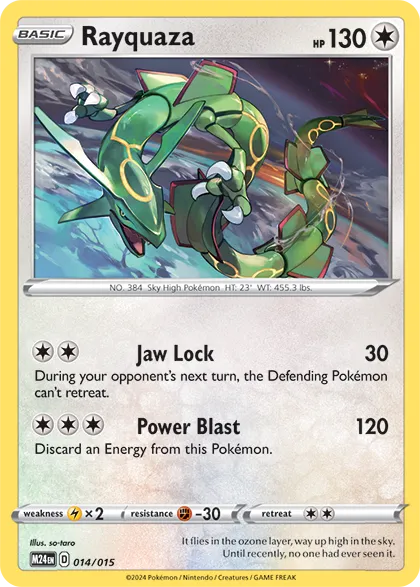 Rayquaza McDonald's Collection 2024 014/015 —