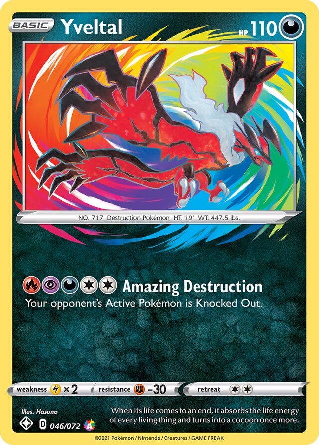 Yveltal Shining Fates 046/072 A