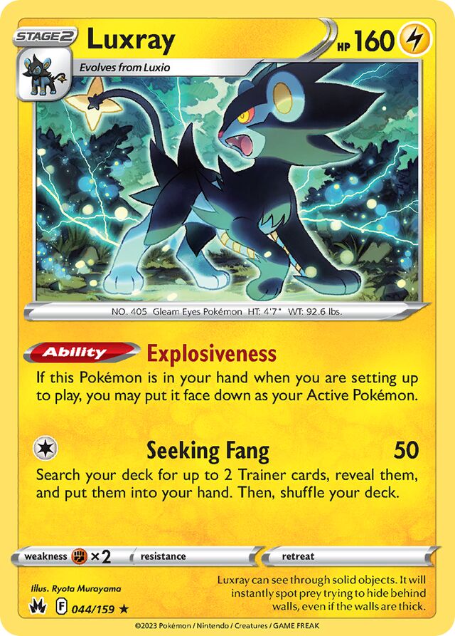 044/159 Luxray CRZ Rare