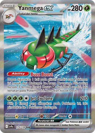 Yanmega ex (Bonds of Destiny 175/139)