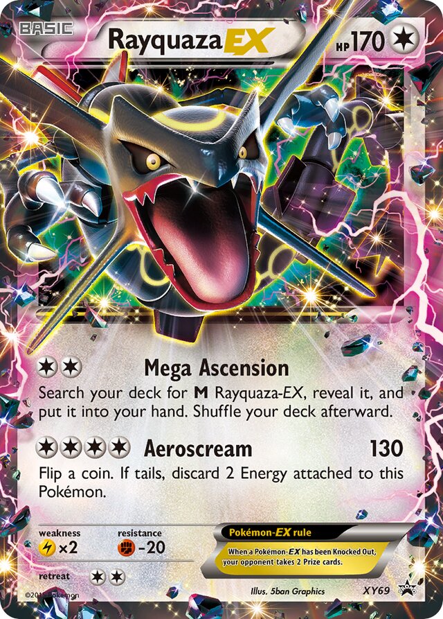RayquazaEX XY Black Star Promos XY69 PROMO