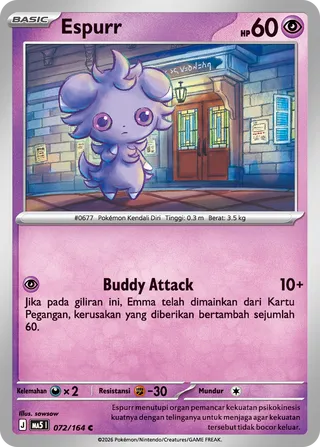 Espurr (Shadowy Threats 072/164)