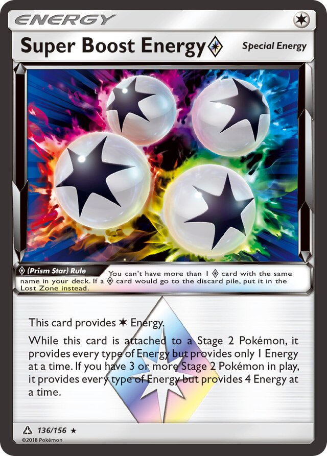 Super Boost Energy ◇ (Ultra Prism 136/156) – TCG Collector