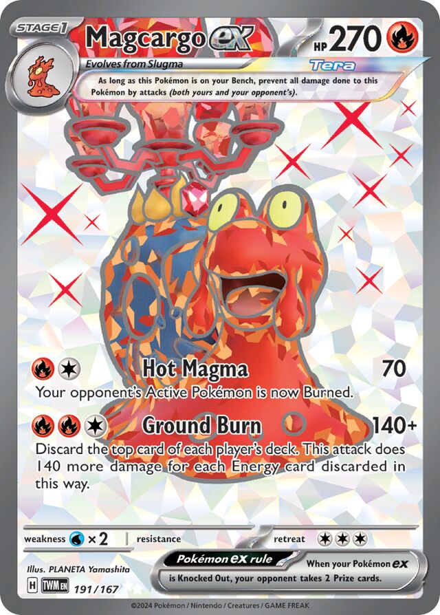 191/167 Magcargoex TWM Ultra Rare