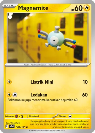 Magnemite (Pokémon Card 151 081/165)