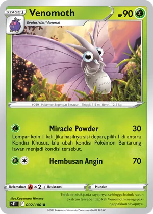 Venomoth (Lost Abyss 002/100)