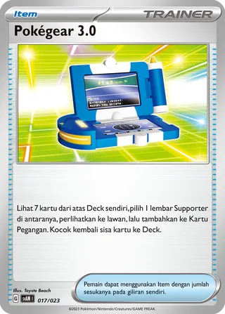 Pokégear 3.0 (Sprigatito & Lucario ex Starter Deck ex 017/023)