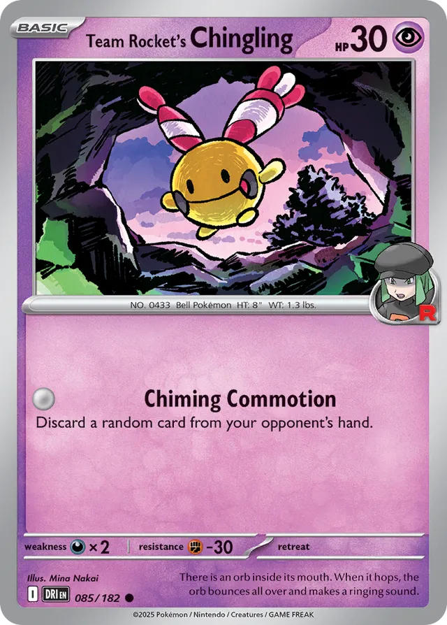 Team Rocket's Chingling Destined Rivals 085/182 Common
