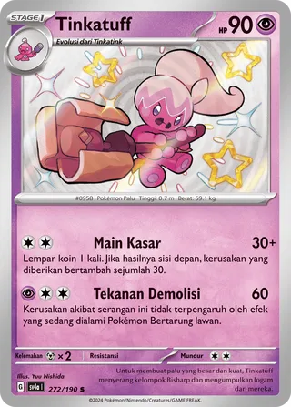 Tinkatuff (Shiny Treasure ex 272/190)