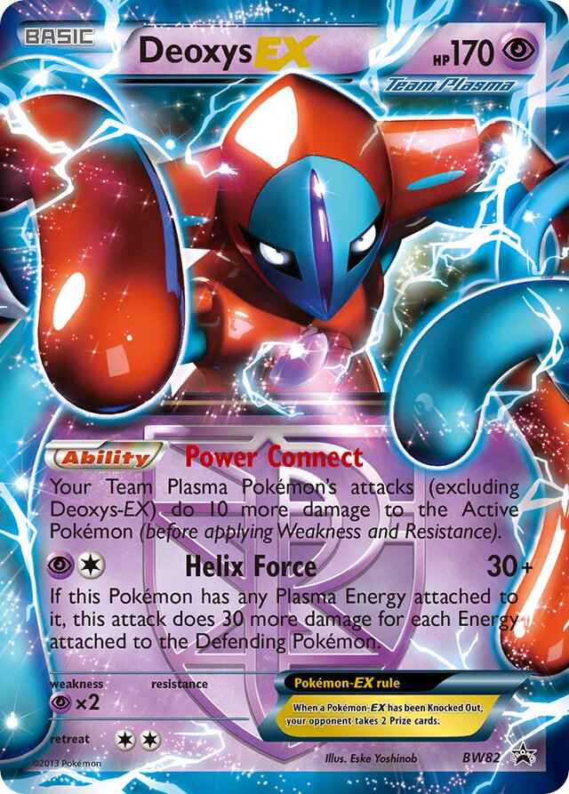 Deoxys-EX BW Black Star Promos BW82 PROMO