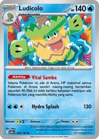 Ludicolo (Bonds of Destiny 035/139)