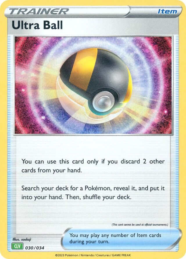 Ultra Ball Venusaur & Lugia ex Deck 030/034
