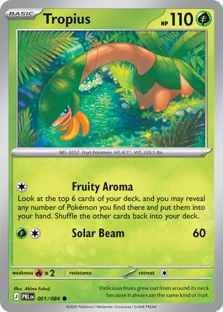 Tropius (Pitch Black 001/084)