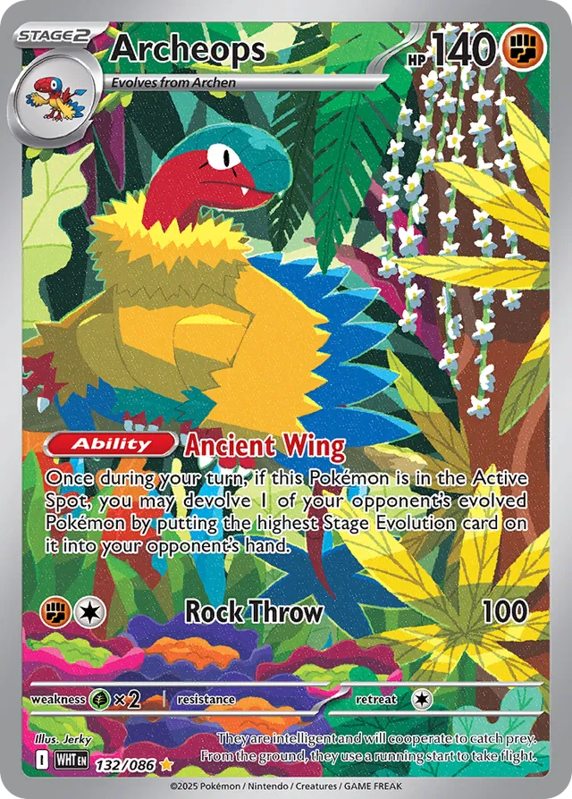 132/086 Archeops WHT Illustration Rare