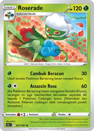 Roserade (Battle Region 007/067)