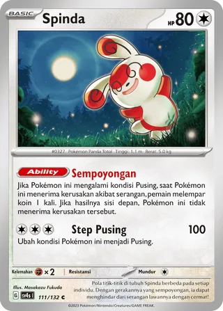 Spinda (Paradox Encounters 111/132)