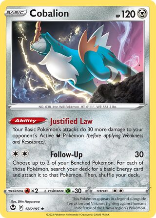 Cobalion (Silver Tempest 126/195)