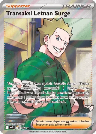 Lt. Surge's Bargain (Mega Evolution 169/126)
