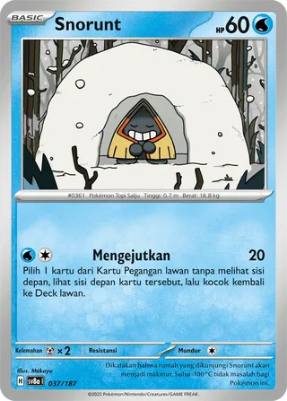 Snorunt (Terastal Festival ex 037/187)