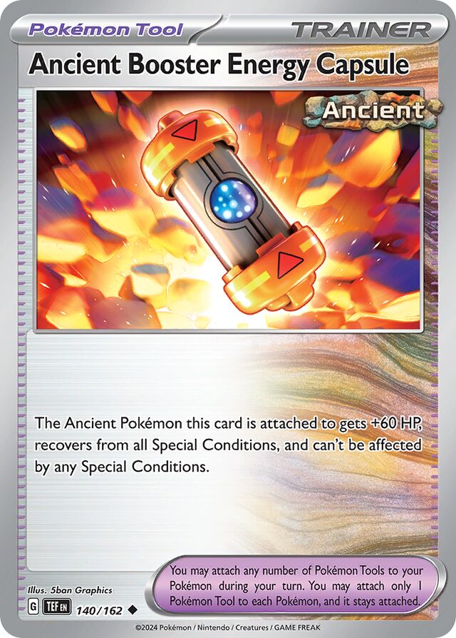Ancient Booster Energy Capsule Temporal Forces 140/162 Uncommon