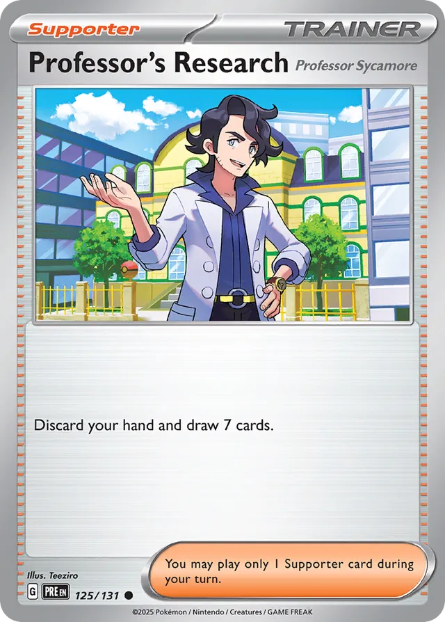 Professor's Research [Professor Sycamore] Prismatic Evolutions 125/131 Common