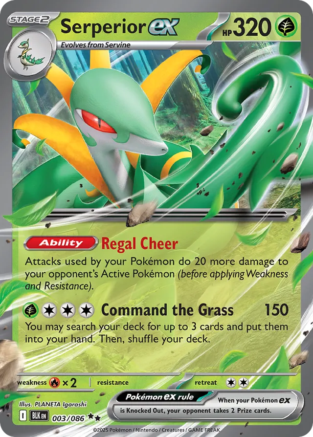 Serperiorex White Flare 003/086 Double Rare