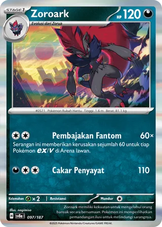 Zoroark (Terastal Festival ex 097/187)