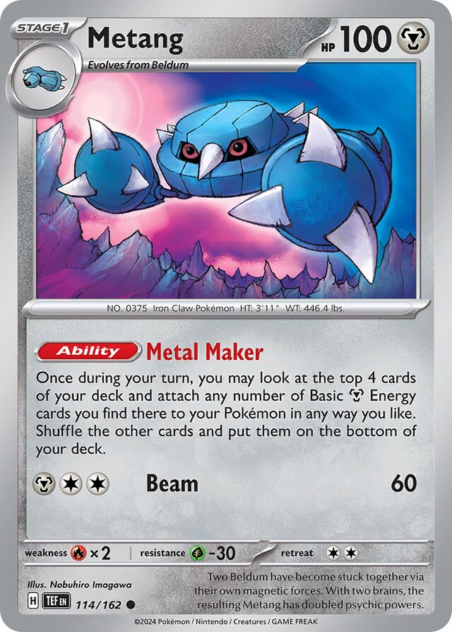 Metang Temporal Forces 114/162 Common