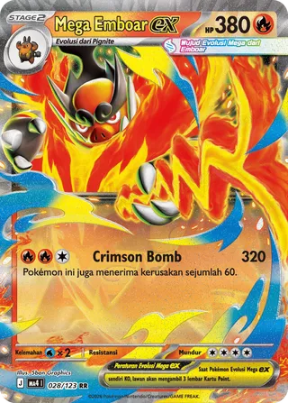 Mega Emboar ex (Void Blast 028/123)