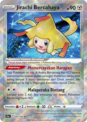 Radiant Jirachi (Incandescent Arcana 045/068)
