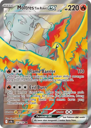 Team Rocket's Moltres ex (Presence of Champions 158/138)
