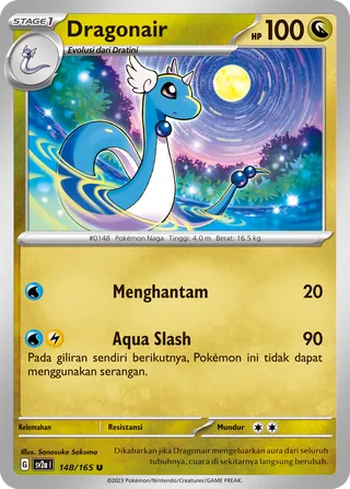 Dragonair (Pokémon Card 151 148/165)