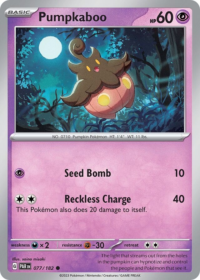 077/182 Pumpkaboo PAR Common