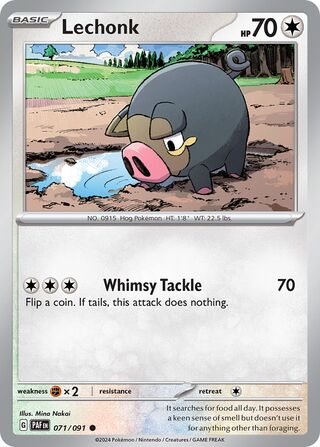 Lechonk (Paldean Fates 071/091)