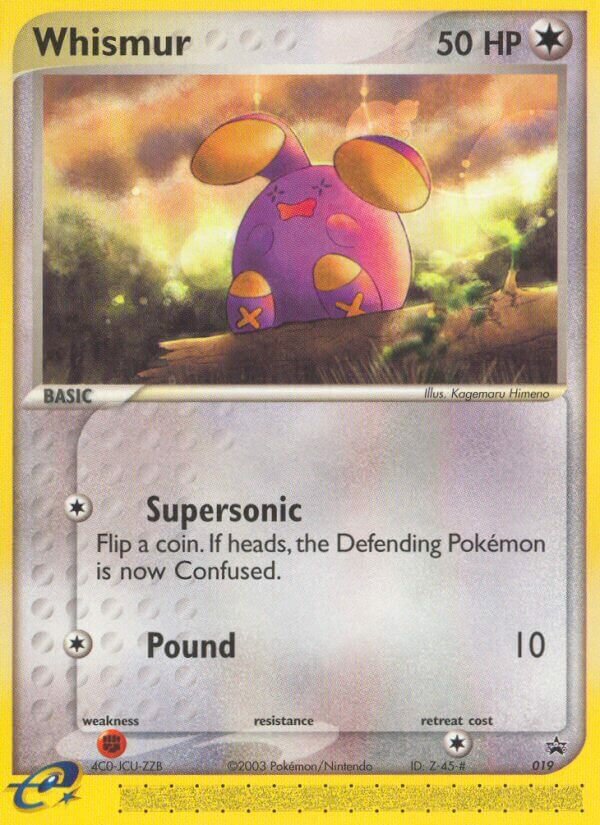Whismur [Non Holofoil] Nintendo Promos 19 PROMO