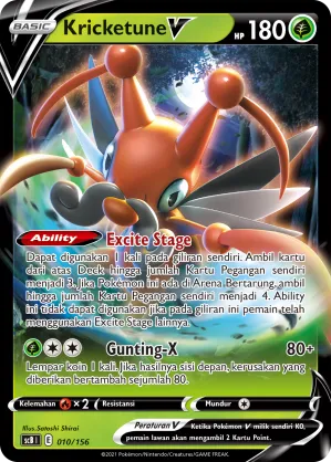 Kricketune V (Challenge V Starter Deck 010/156)