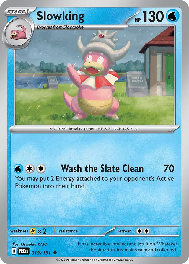 Slowking Prismatic Evolutions 019/131 Uncommon