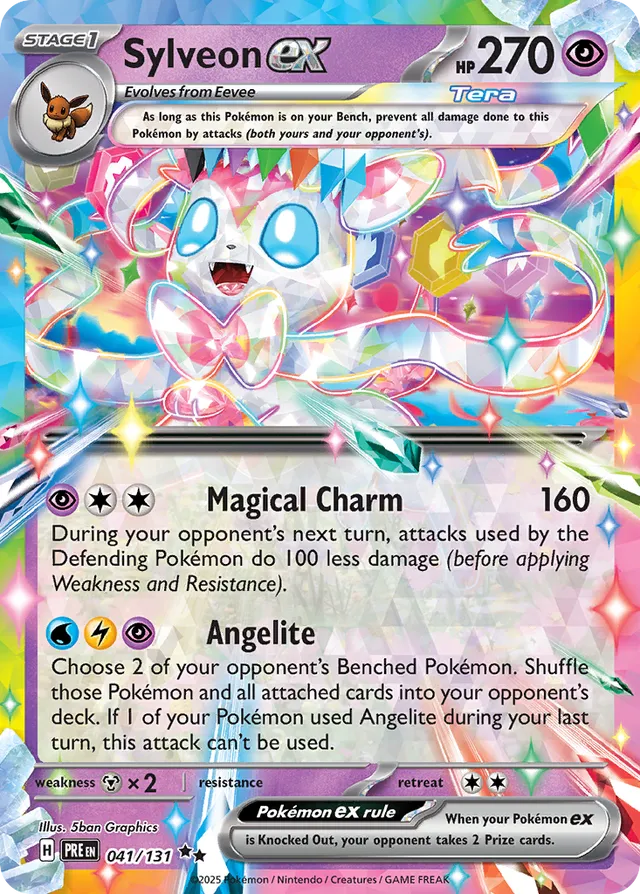 Sylveonex Prismatic Evolutions 041/131 Double Rare