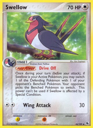 Swellow (EX Ruby & Sapphire 46/109)